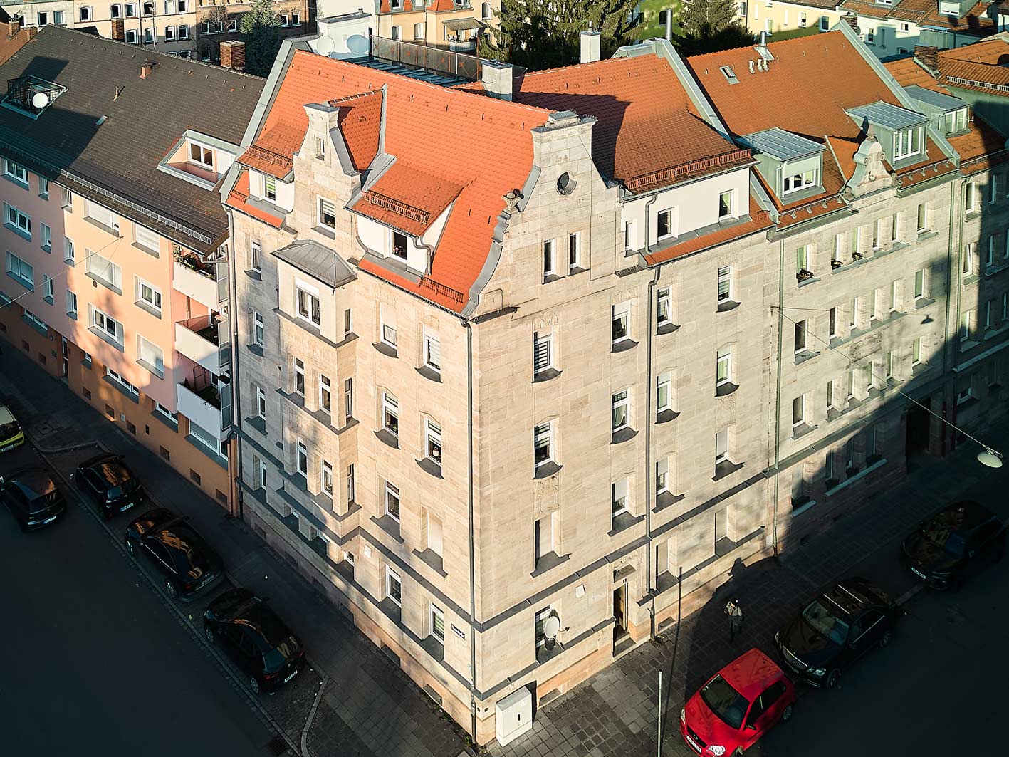 Idastraße 1 in Nürnberg, mehrstöckiges Wohngebäude